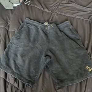 Black ovo drake shorts